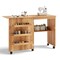 Folding Sewing Craft Table Shelf Storage Cabinet Perfect for Home Furniture